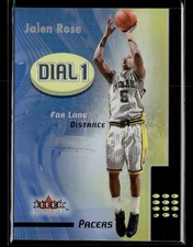 2000-01 Fleer Mystique #8 DO Jalen Rose Dial 1