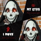 Guitar-playing Grim Reaper Outdoor Halloween Decoration Animatronic — photo 6