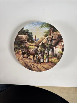 Wedgwood COUNTRY DAYS ''Buying the Bread'' Sammlerteller - Limited Edition