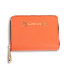 CASTELBAJAC Cowhide Leather Coin Case Pass Case Coin Purse Wallet SzF Men's