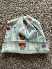 Vintage 1990s Disney Winnie The Pooh Newborn Baby Hat