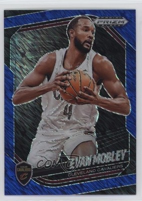 2024-25 Panini Prizm Black FOTL Blue Shimmer 17/35 Evan Mobley #121 1pe9