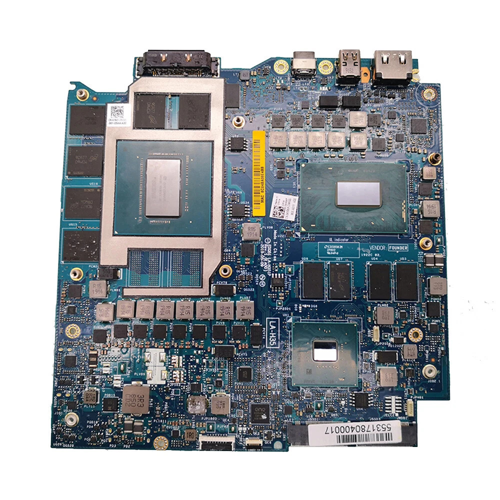 For Dell Alienware M15 R2 M17 R2 Motherboard I7-9750H GTX1660Ti 