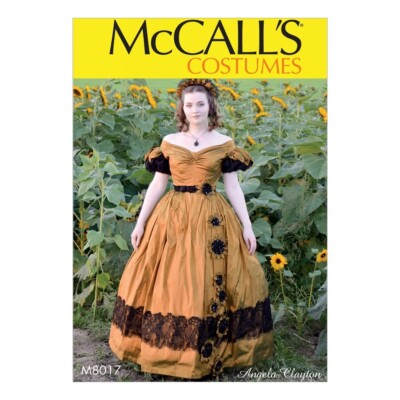 out-of-print:  McCALL`s pattern M8017, historisches Kleid,  6 - 14, Gr.  32 - 40