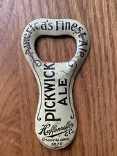 VINTAGE PICKWICK ALE BEER LITHO BOTTLE OPENER HAFFENREFFER BOSTON MA. Free Ship