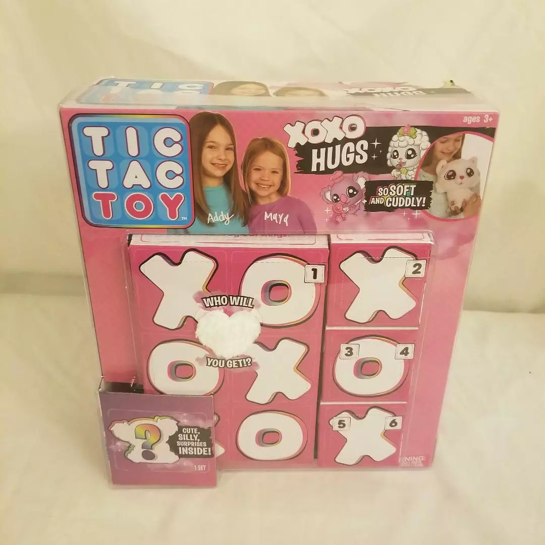 Tic Tac Toy XOXO Hugs Plush, Pink