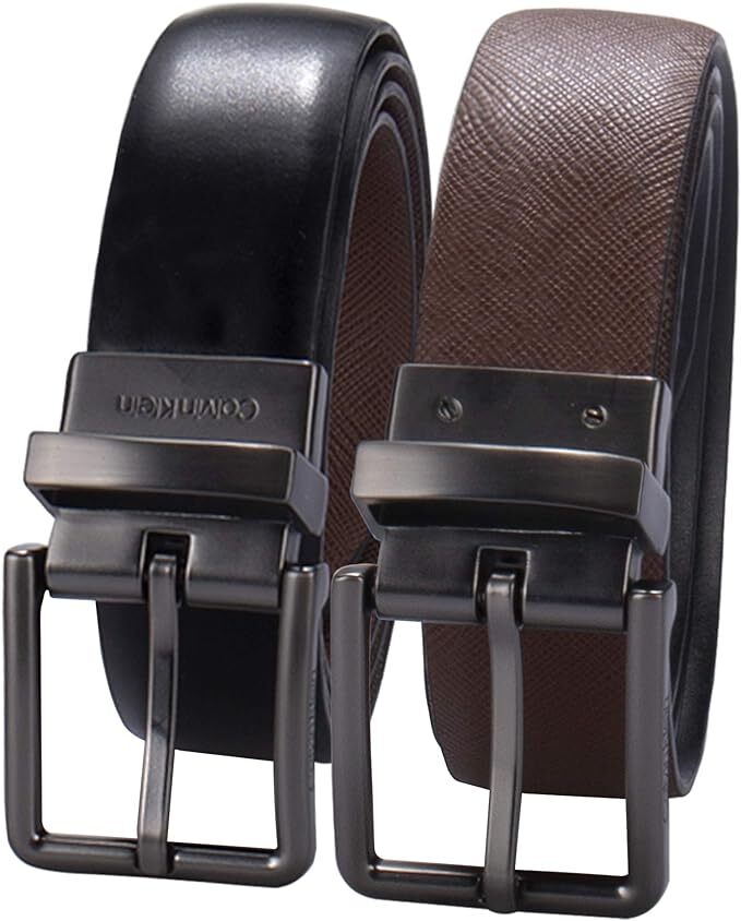 calvin klein men's two-in-one reversible rotative buckle casual dress belt Calvin Klein - Brandclub