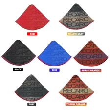 JDM Recaro Stitches Racing Hyper Fabric Shift knob Shifter Boot Cover MT/AT