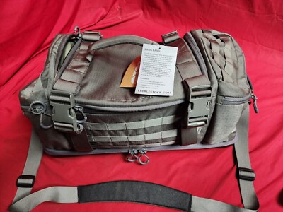 Eberlestock Bang-Bang Compact Range Bag With Polycarbonate Base Gray R1GY