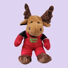 push Moose Santa's Helper Christmas Vtg Holiday Toy Dan Dee Collectors Choice
