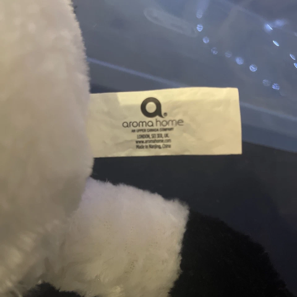 Черно-белая плюшевая грелка для микроволновой печи для молочных коров — облегчение судорог - Изображение 3 из 4