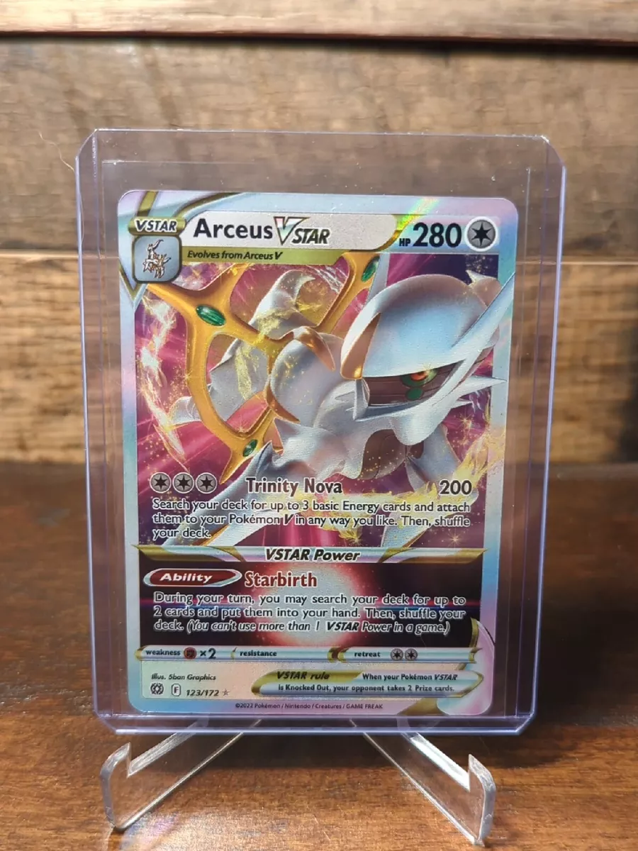 Arceus Pokemon Card, Pokemon Metal Cards Collection