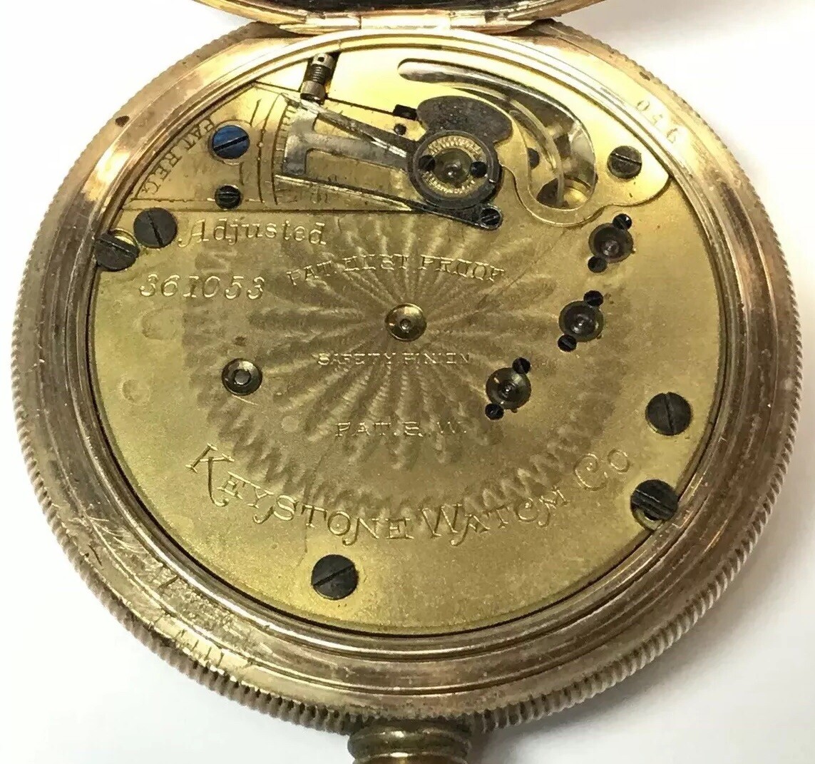 Lancaster Watch Co. Grade Keystone Watch Co. Pocket Watch image 1