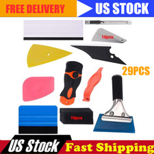 Window Tint Tools Kit 29pcs Car Film Tinting Scraper Squeegee Vinyl Wrap Install
