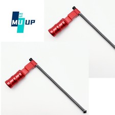 2 Pack Ruger 10/22 Oversized Red Extended Bolt Handle Red Color