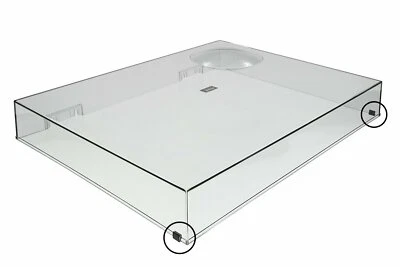 MARKENLOS Rubber Stoppers Corner Damper Technics Dust Cover SL-1200 SL-1210 Rubber Stopper