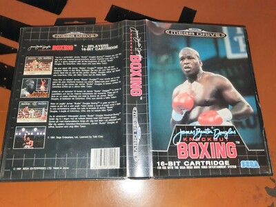 ## SEGA Mega Drive - James ´Buster´ Douglas Knock Out Boxing - CIB / MD Spiel ##