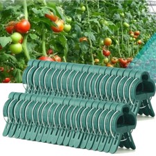 PLANT  GARDEN CLIPS Support Tomato Vegetable Trellis Twine Ties 200 Pcs