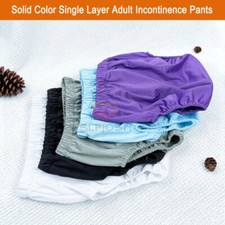 2 Pack Adult Washable Incontinence Underwear Diaper Pants Reusable Leak-proof