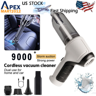 3 in 1 Upgrade Car Vacuum Cleaner Air Blower Wireless Handheld Rechargeable Mini