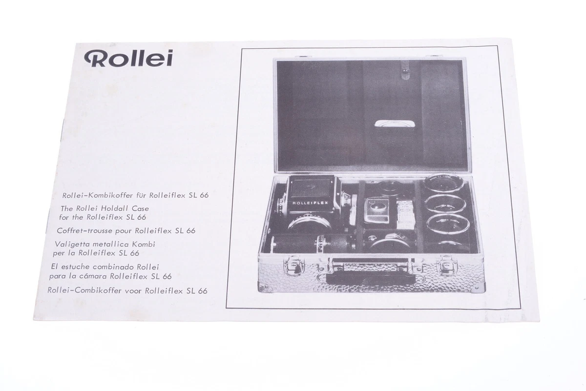 Manuel D'instruction Original Rolleiflex 3.5 F – Allemand, 36 Pages, Janvier 1960 (occasion)