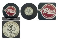 PETERBOROUGH PETES MAJOR JR. A VINTAGE RARE OFFICIAL CMJHL HOCKEY PUCK 🇨🇦 