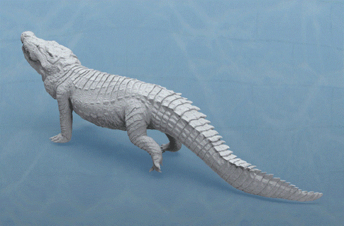 Crocodylus Nilotic 3D Printing Unpainted Figure Model GK Blank Kit New Toy Stock - Bild 4 von 7