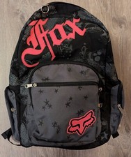FOX Racing Backpack Book Bag Travel School Bl...