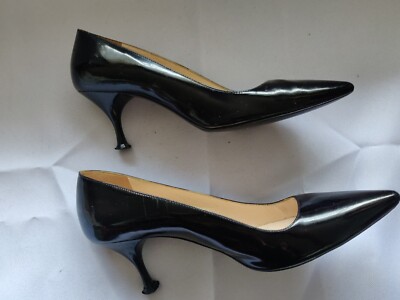 Carlo Pazolini Black Patent Shoes sz 37