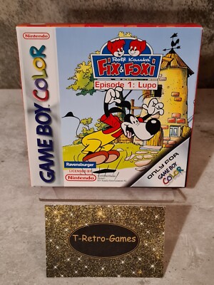 Nintendo Game Boy Color Spiel Fix & Foxi Episode 1 : Lupo mit OVP +Anleitung EUR