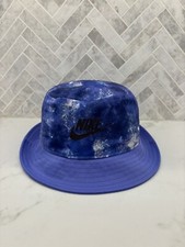 NWOT Nike Tie Dye Bucket Hat Indigo DH1095-500 Youth Kids Size M/L Medium