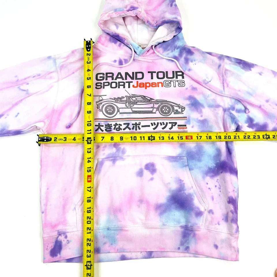 Sudadera con Capucha John Galt Brandy Melville Mujer Talla S Rosa Tie Dye Sudadera Deporte Japón Foto 4 de 4