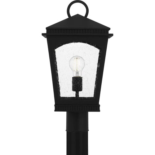 Earth Black  Outdoor Post Lantern from the Huck Collection - Picture 3 of 5