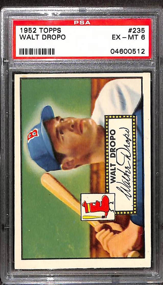 1952 Topps #235 WALT DROPO PSA 6 EX-MT 04600512 