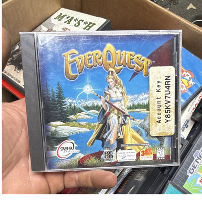 989 Studios EverQuest (PC CD-ROM, 1999) Multiplayer, Online, NTSC-U/C