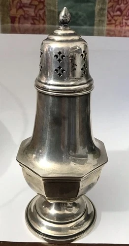 VINTAGE X665 REED & BARTON STERLING SILVER SUGAR CASTER MUFFINEER 150g 7 1/2''