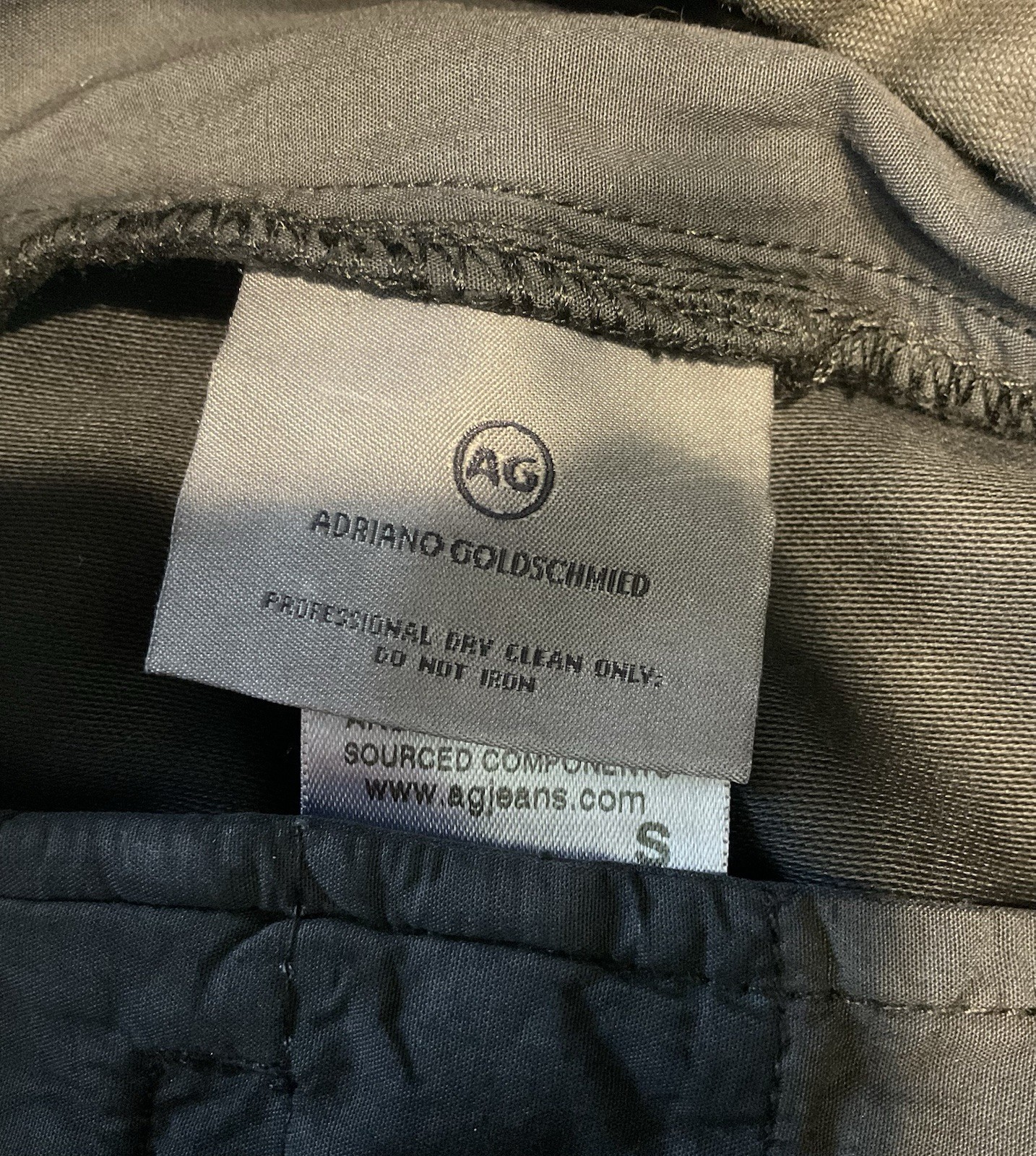 NWT Adriano Goldschmied Womens High Waisted Pants W/ Faux Leather Coating Small thumbnail 16