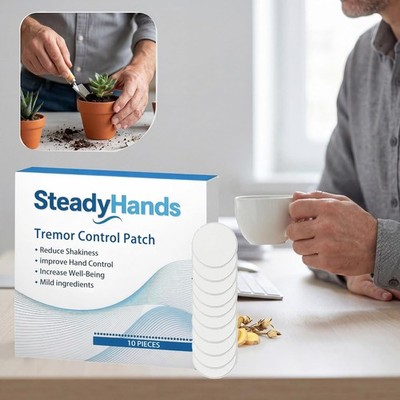 Steadyhands Tremor Control Patch, Steady Hands Control Patch - Hand Stabilizer