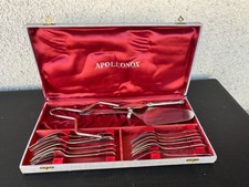 Service à gâteaux vintage Apollonox, coffret complet
