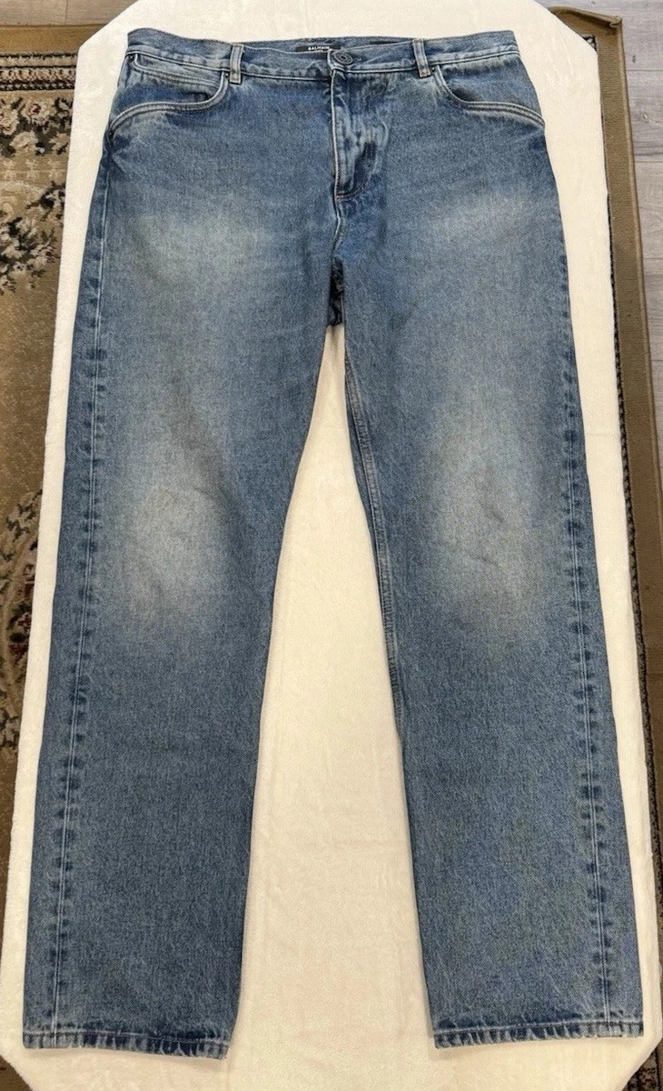 Balmain Regular 34 Size Jeans for Men in 32 Inseam for sale | eBay