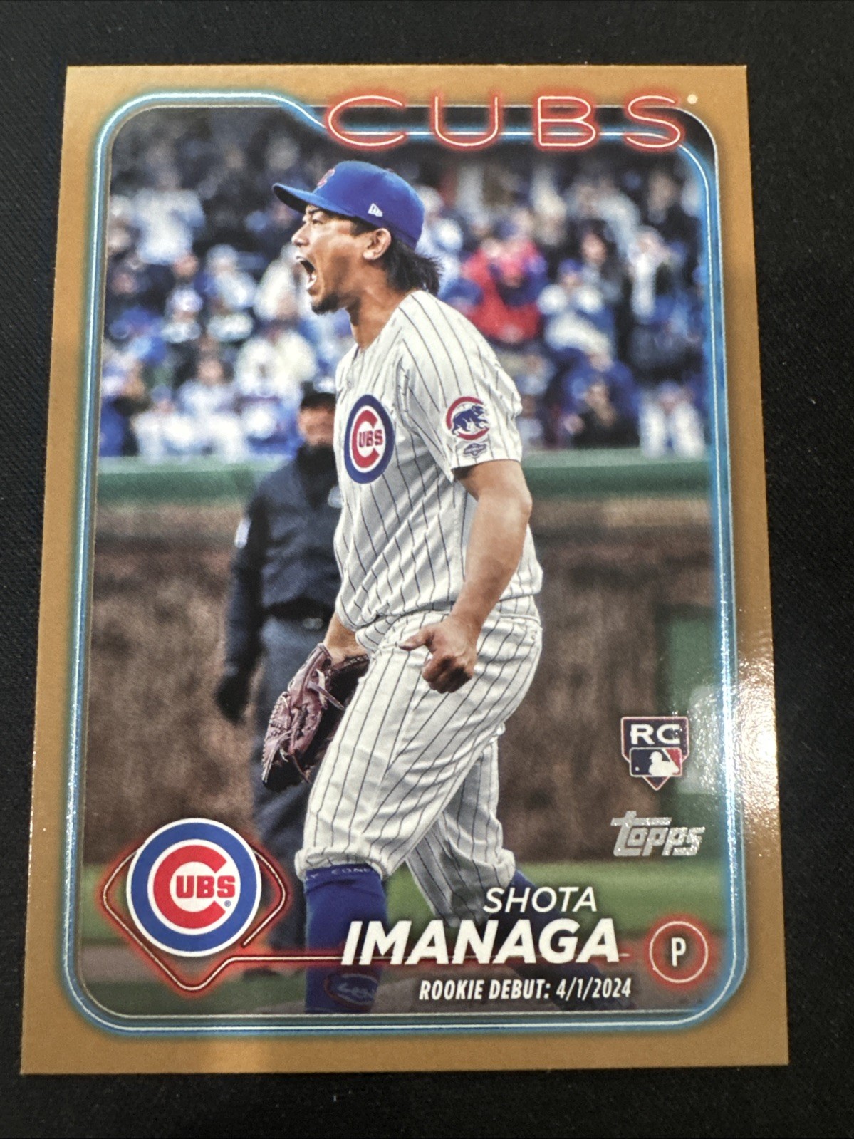 2024 Topps Update Series - Rookie Debut Shota Imanaga #US281 Gold /2024 (RC)