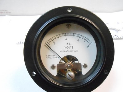 MR26W008AFVVR  AC VOLTS 0-8 400 HERTZ  /266-062   NEW OLD STOCK