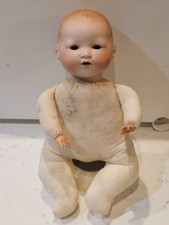 Antique Bisque +Doll Head Armand Marseille AM Germany Bisque Head - 14" Round 
