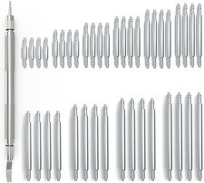 Watch Band Pins Replacement Kit with 40Pcs Heavy Duty Stainless Steel Watch Pins