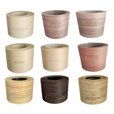 Bordo tranciato impiallacciatura vero legno senza colla da 200 mm varie essenze