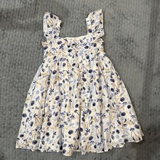 JANIE AND JACK SUMMER safari print DRESS with matching headband size 5