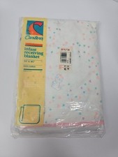 VTG Carter's Baby Infant Receiving Blanket NOS NEW 100 Cotton 32x40 Kitty Cat