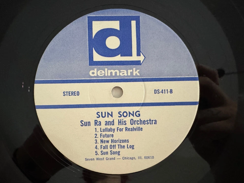 Sun Ra "Sun Song" LP - Original Delmark DS-411 Original 1967 Stereo Press NM - Image 4 of 4