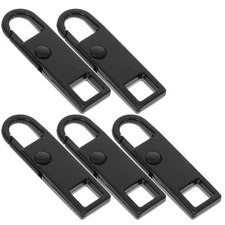 5pcs Detachable Zipper Luggage Backpack Clothing Accessories