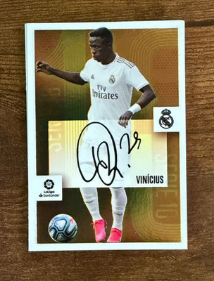 2020 Panini La Liga Santander ESTE Serie Real Madrid Vinicius Jr Auto Autograph